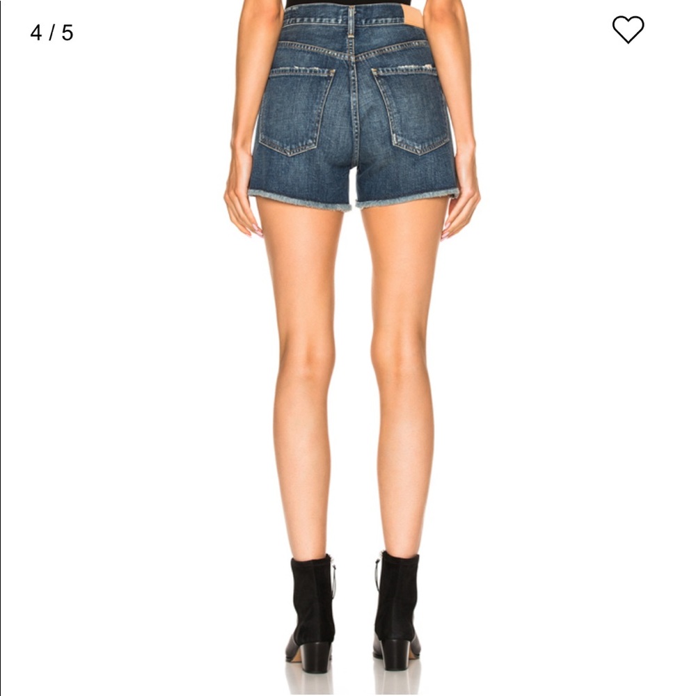 High rise denim shorts - Picture 3 of 11